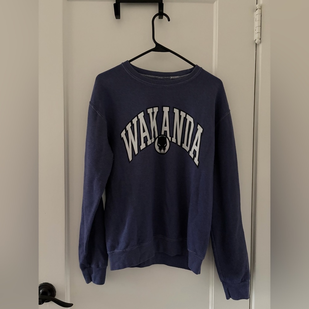 Marvel Avengers Black Panther Crew Neck Sweatshirt